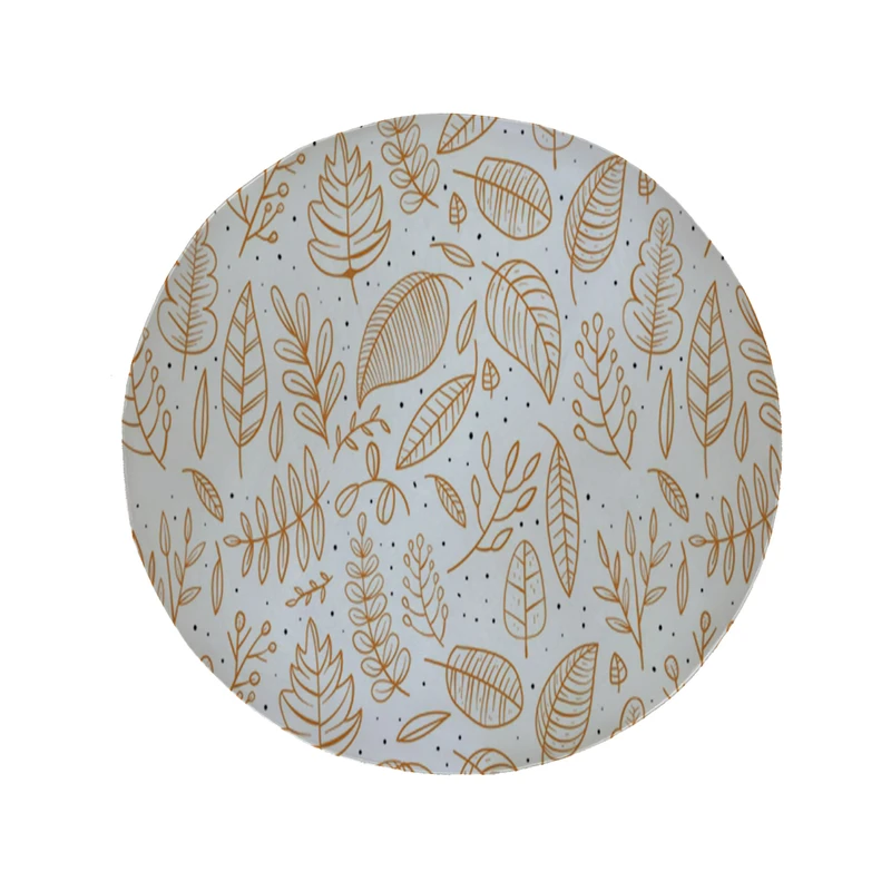     پادری مدل دایره طرح برگ کد 8113 سایز 90 × 90 سانتی متر