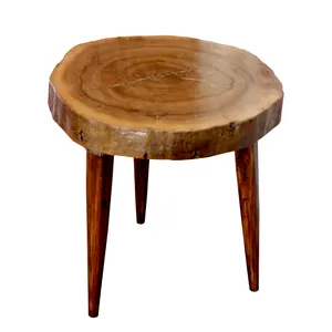 میز عسلی طرح تنه درخت کد HI0022