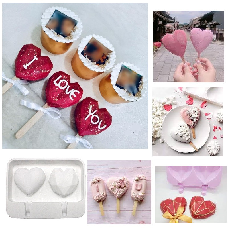 قالب بستنی مدل قلب