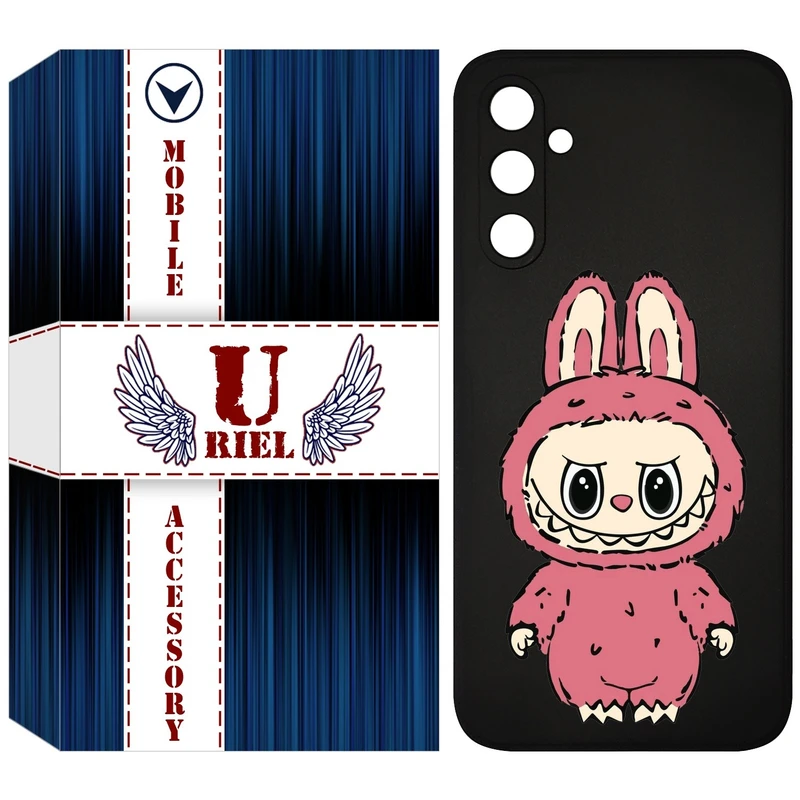 کاور یوریل قاب مدل KSH کد 149 طرح عروسک لبوبو مناسب برای گوشی موبایل سامسونگ Galaxy A34