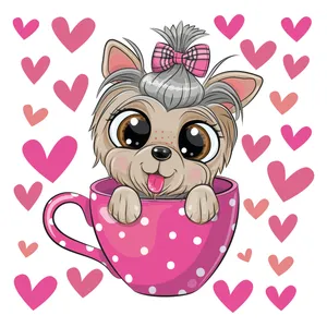 استیکر دیواری کودک تُکتم مدل هاپو کوچولو مجموعه 25 عددی