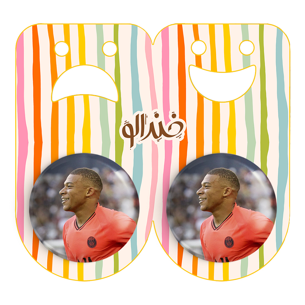 پیکسل خندالو مدل کیلیان امباپه کد 14015 به همراه مگنت