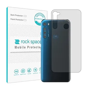 Transparent Rockspace  HyGEL phone back protector suitable for Motorola One Fusion Plus mobile phone