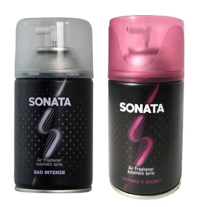 اسپری خوشبوکننده سوناتا مدل  Bad Intense, Victoria Secret حجم 250 میلی لیتر مجموعه دو عددی