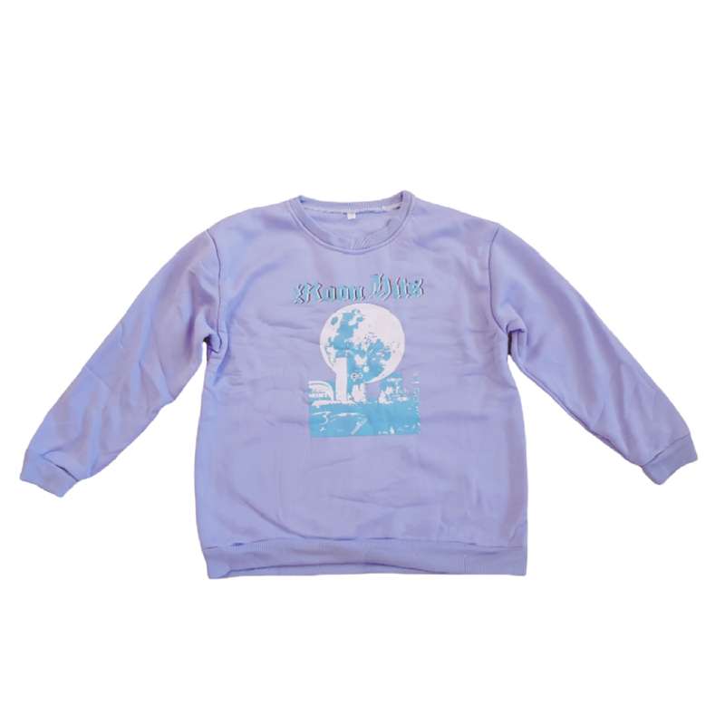 سویشرت زنانه مدل دورس کد 4041 رنگ یاسی