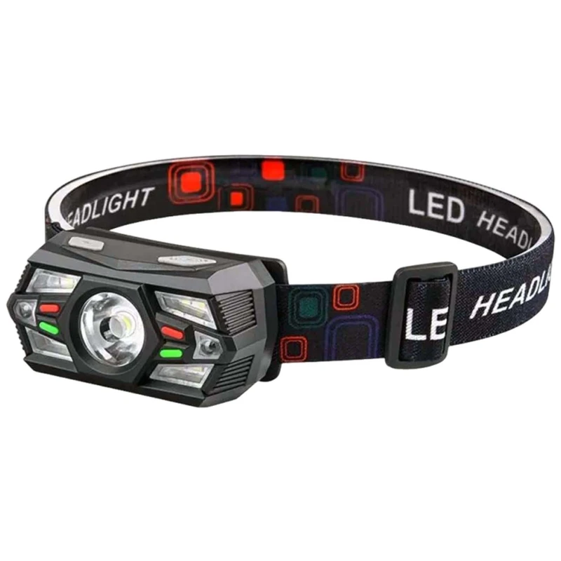 چراغ پیشانی مدل سنسور دار کد 2145 با نور مهتابی