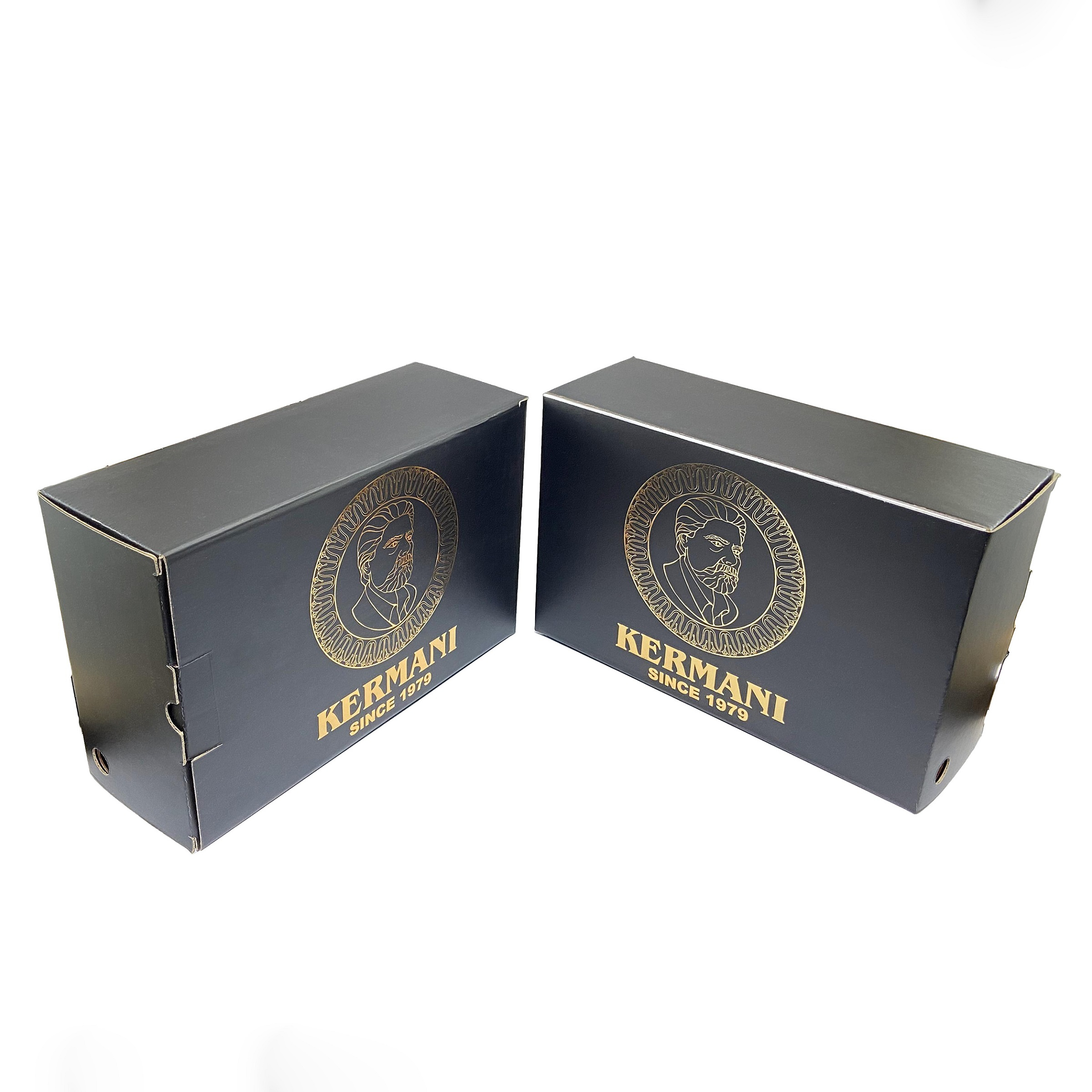 کفش کالج مردانه کرمانی مدل چرم دستدوز طبیعی فلوتر کد 514 رنگ مشکی