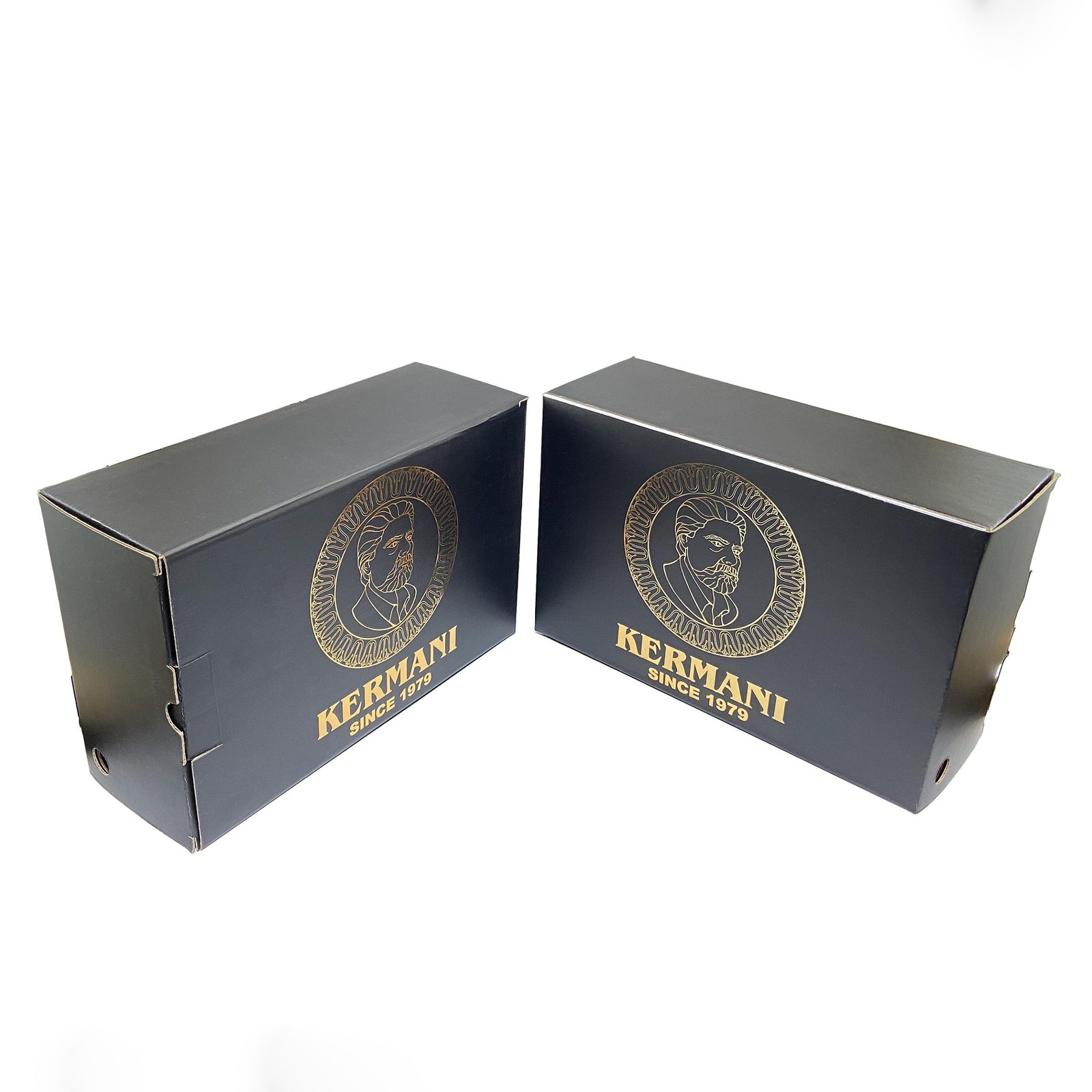 کفش مردانه کرمانی مدل تمام چرم طبیعی دستدوز فلوتر کد 1056 رنگ مشکی -  - 5
