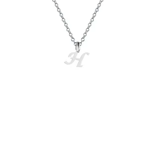 گردنبند نقره زنانه هایکا مدل حرف لاتین H کد n.ha2-238