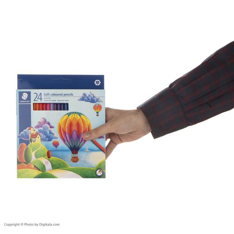 مداد رنگی 24 رنگ استدلر مدل 143C24LJ