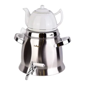 کتری و قوری یونیک کد 7242 گنجایش کتری 5.5 لیتر گنجایش قوری 1 لیتر 
