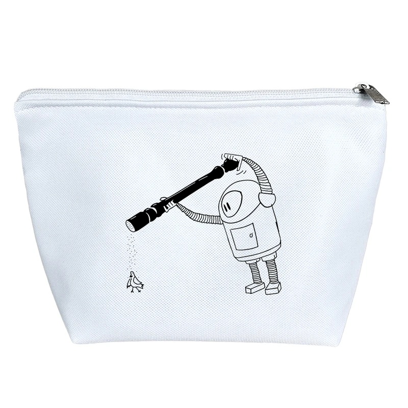 کیف لوازم آرایش دخترانه خندالو مدل ربات کد H1551