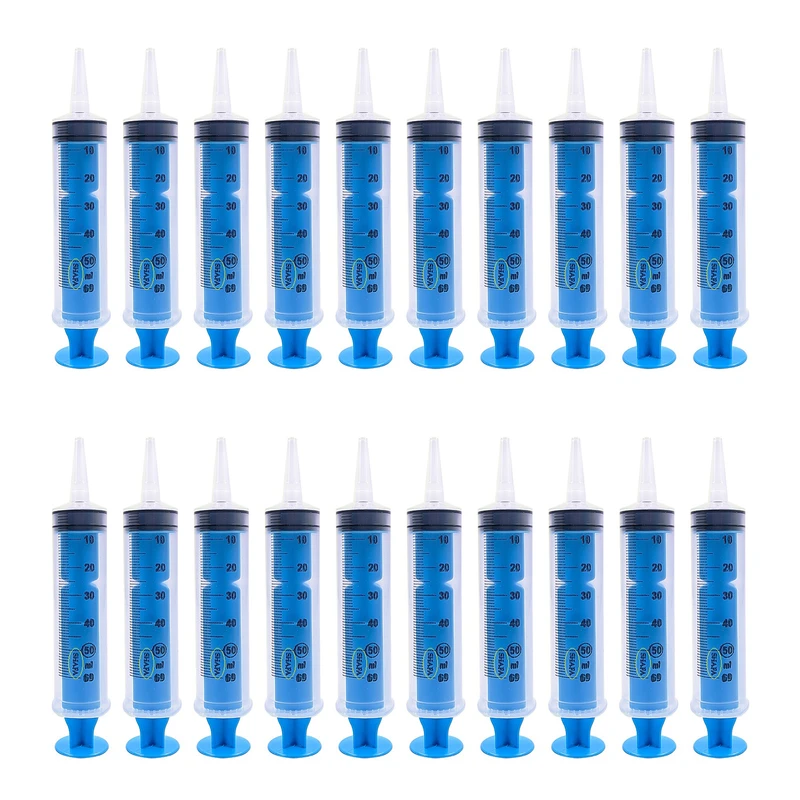 سرنگ تغذیه حیوانات سرنگ شفا مدل 60cc بسته 20 عددی