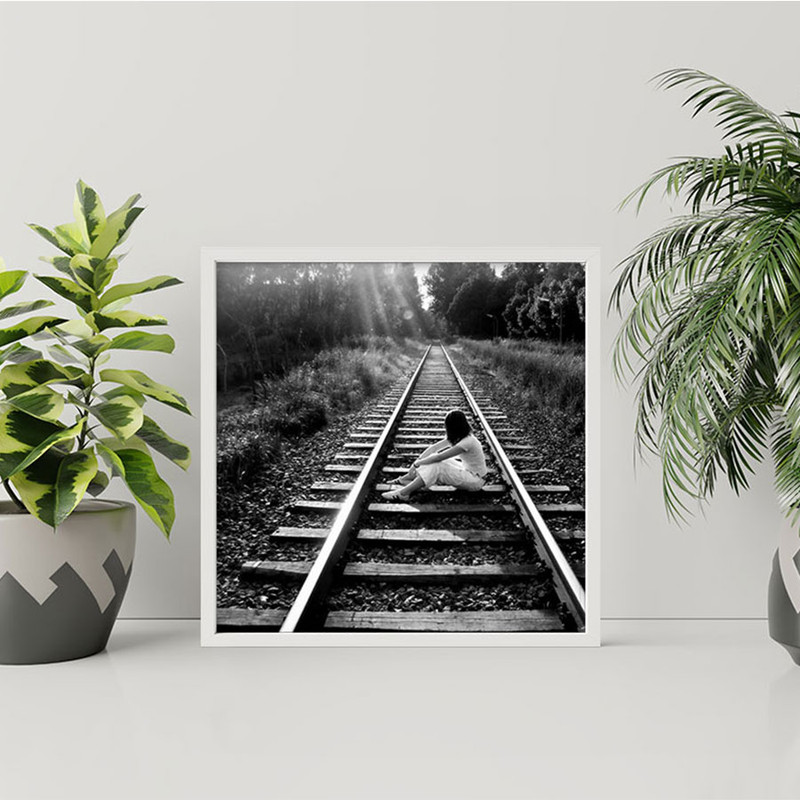 تابلو طرح ریل قطار مدل EP564