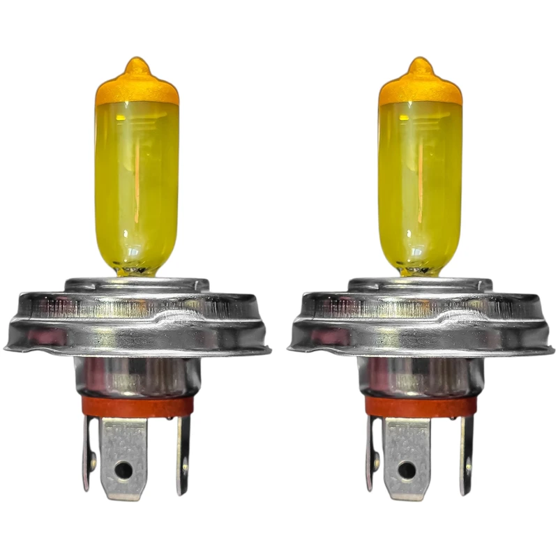 لامپ نور پایین و نور بالا چراغ جلو تک حالته بست یدک مدل Limo.YLW کد W113 پایه H4 مناسب برای مرسدس بنز SL کلاس بسته ۲ عددی 