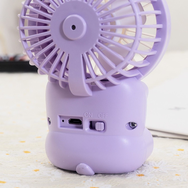 پنکه شارژی طرح خرگوش کد M17