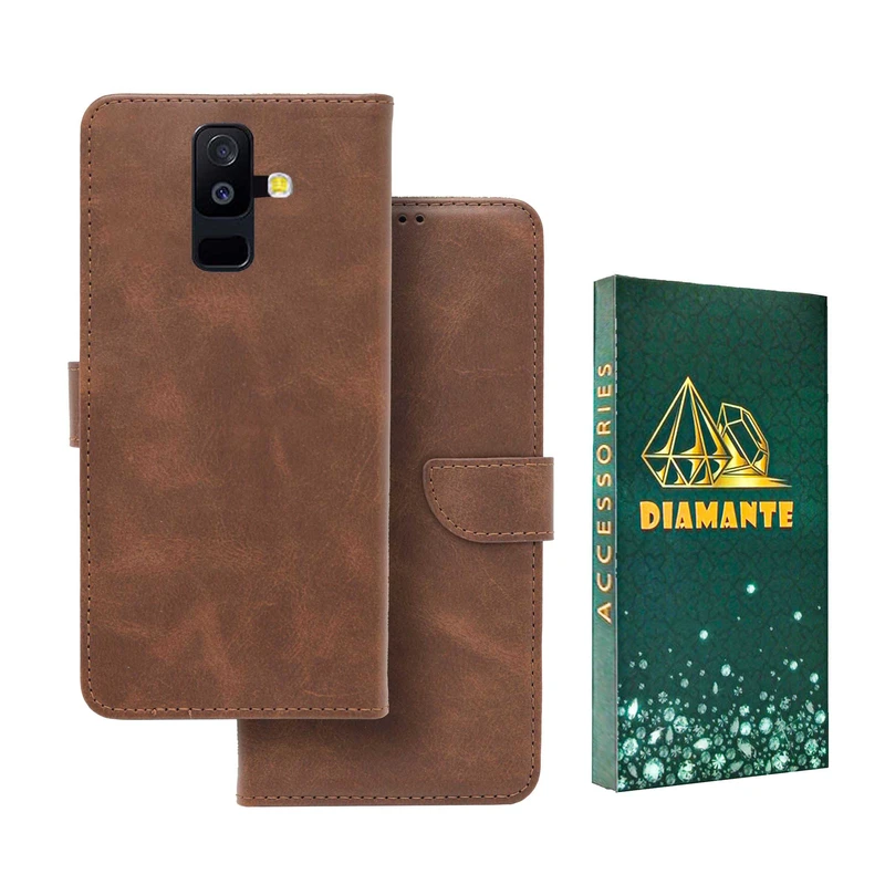 کیف کلاسوری دیامانته مدل Bors Gn مناسب برای گوشی موبایل سامسونگ Galaxy J8 2018 