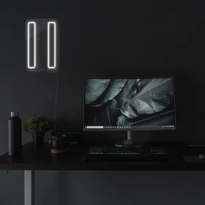 Neon design Pause_WHT LED Neon Sign