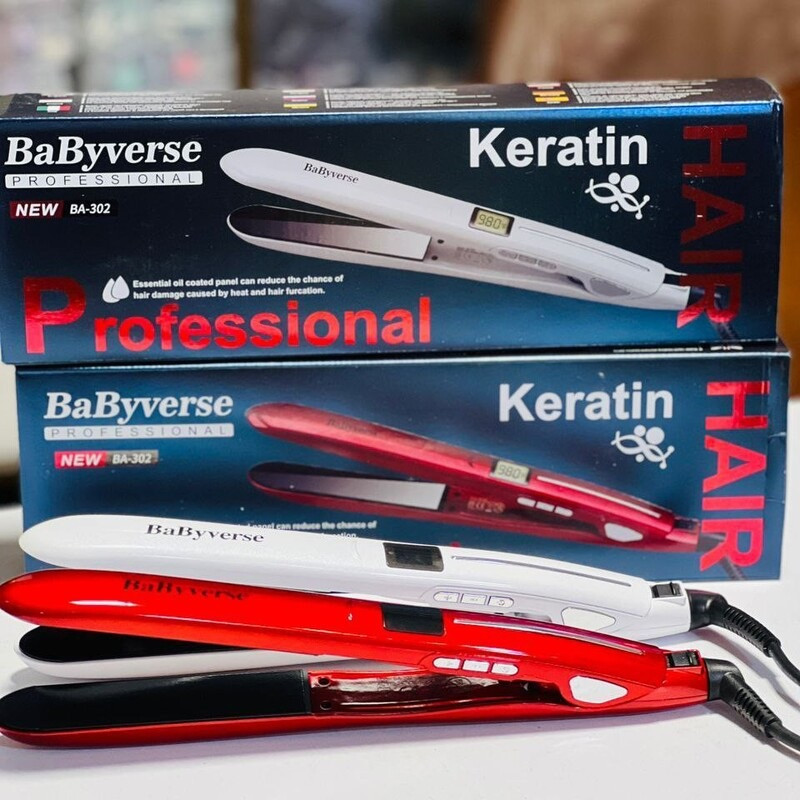 اتو و حالت دهنده ی مو بیبیورس مدل BA-302