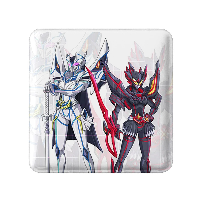 پیکسل خندالو طرح ریوکو و ساتسوکی انیمه کیل لا کیل مدل مربعی کد 32341