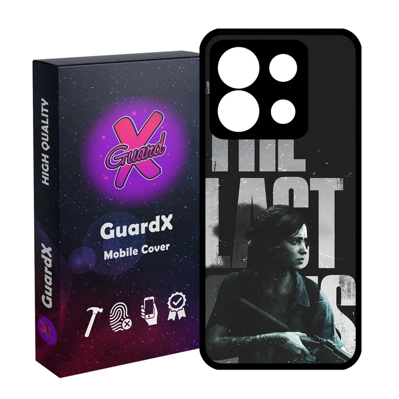 کاور گارد ایکس طرح Last of Us مدل Glass10792 مناسب برای گوشی موبایل شیائومی Redmi Note 13 5G