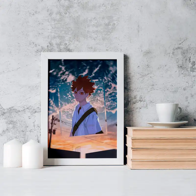 تابلو خندالو مدل هیناتا انیمه هایکیو Haikyu کد 17769