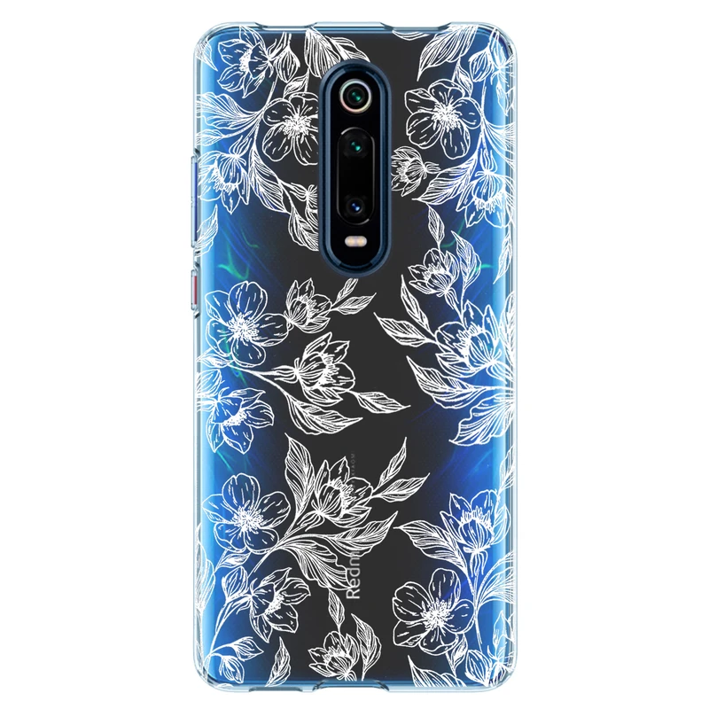 کاور مگافون طرح گل مدل C50-W مناسب برای گوشی موبایل شیائومی Redmi K20 / K20 Pro