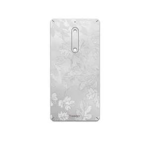 MAHOOT Silver-Wildflower Cover Sticker for Nokia 5