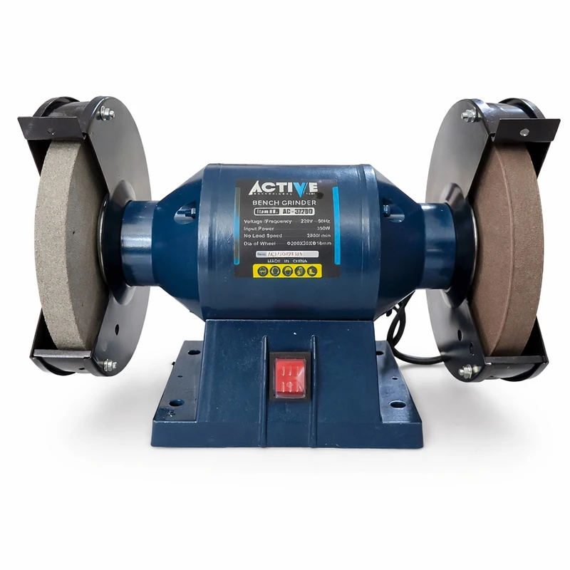 دستگاه سنگ رومیزی 200 میلی متری 350 وات اکتیو مدل ac-37200