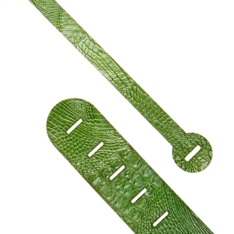 بند چرمی گیتار مدل CROCODILE کد GS-E-GC01