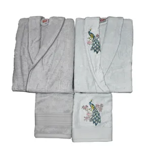 سرویس حوله پالتویی 4 تکه تاچ مدل T-174847