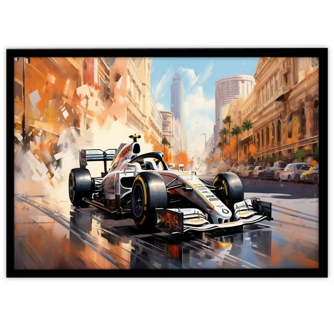 تابلو نوری بکلیت طرح ماشین مسابقه رالی مدل B-MID-17373