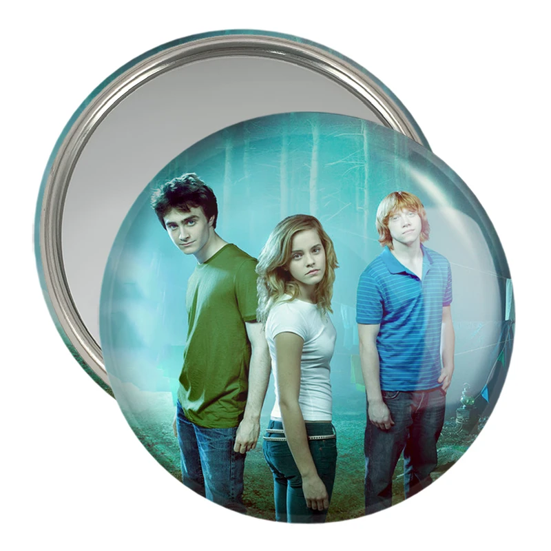 آینه جیبی خندالو مدل هری پاتر و هرمیون و رون کد 24919