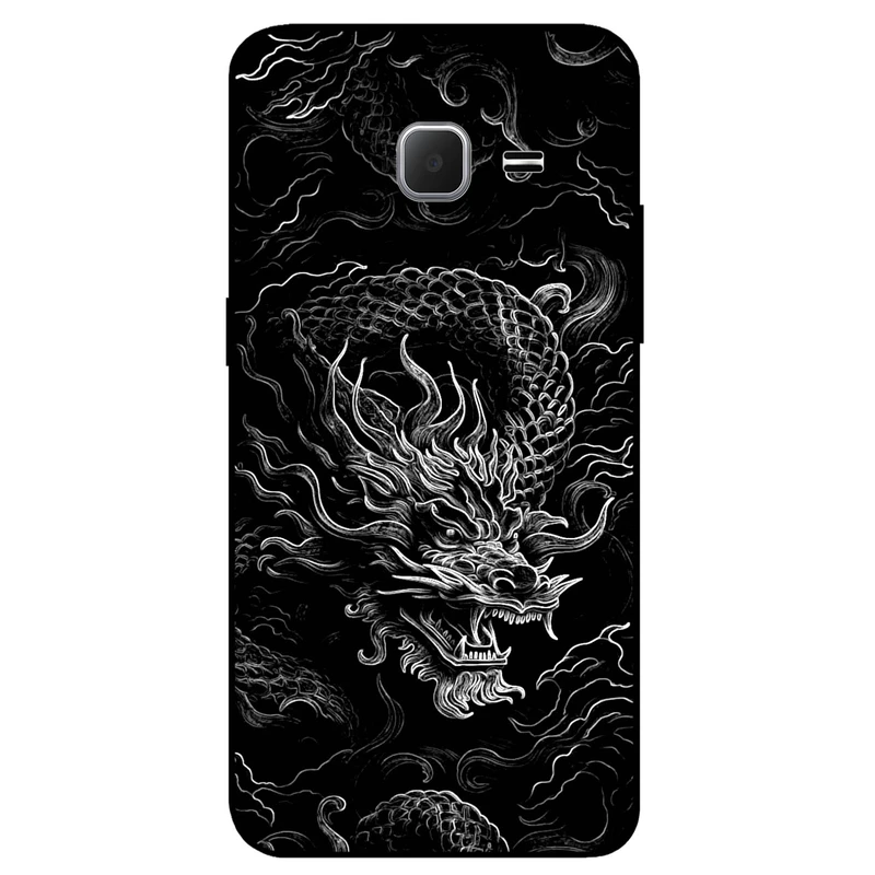 کاور مگافون طرح اژدها مدل 1897 مناسب برای گوشی موبایل سامسونگ Galaxy J1 Nxt / J1 mini 2016         