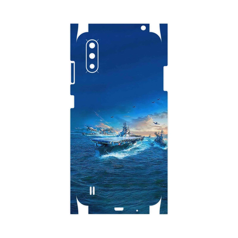 برچسب پوششی ماهوت مدل Warship-FullSkin مناسب برای گوشی موبایل سامسونگ Galaxy A01