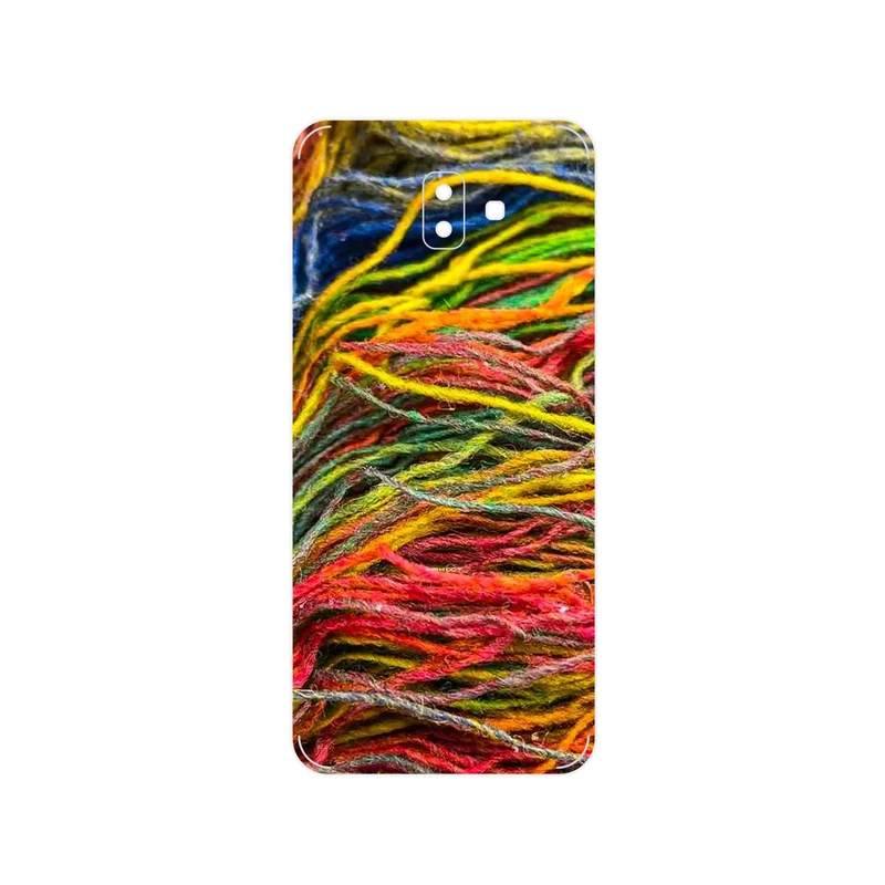 برچسب پوششی ماهوت مدل Fabric Texture 9 مناسب برای گوشی موبایل سامسونگ Galaxy J6 Plus