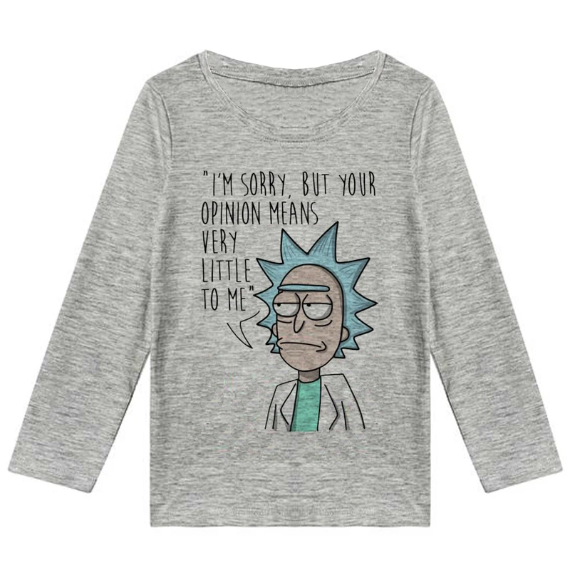 تی شرت آستین بلند پسرانه مدل ریکی F139