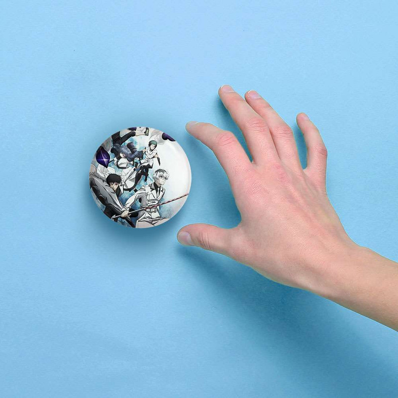 آینه جیبی خندالو طرح انیمه توکیو غول Tokyo Ghoul  کد 4909