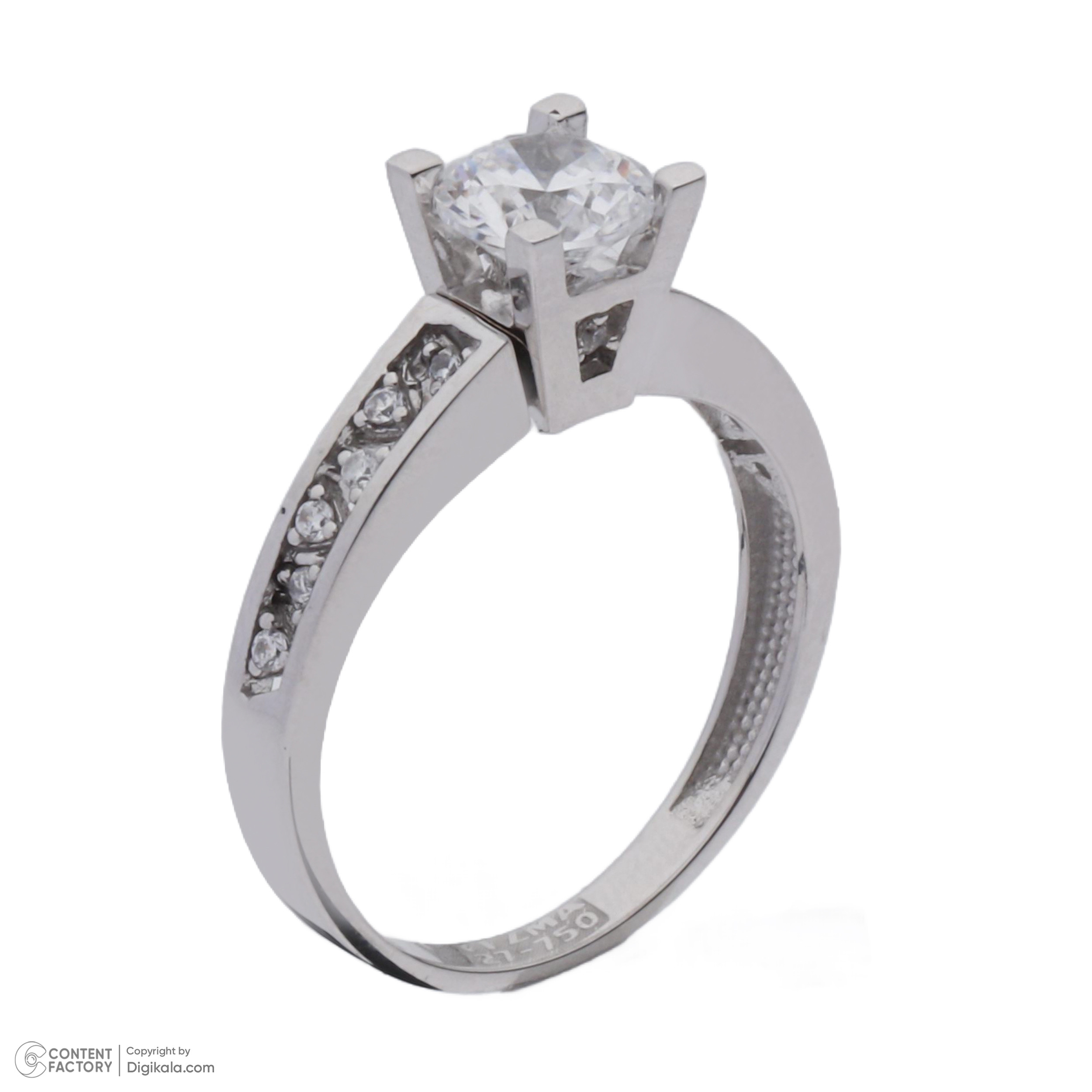 انگشتر طلا 18 عیار زنانه مایا ماهک مدل MR1104 طرح سولیتر