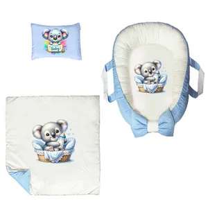 سرویس خواب 3 تکه نوزاد پادآفرین مدل گارد محافظ طرح کوالا کد PG085  