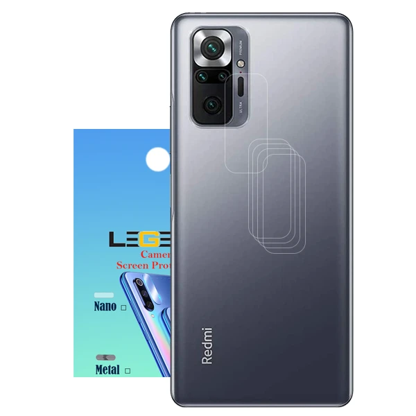 محافظ لنز دوربین نانو مدل 05 مناسب برای گوشی موبایل شیائومی redmi note 10 بسته 5 عددی