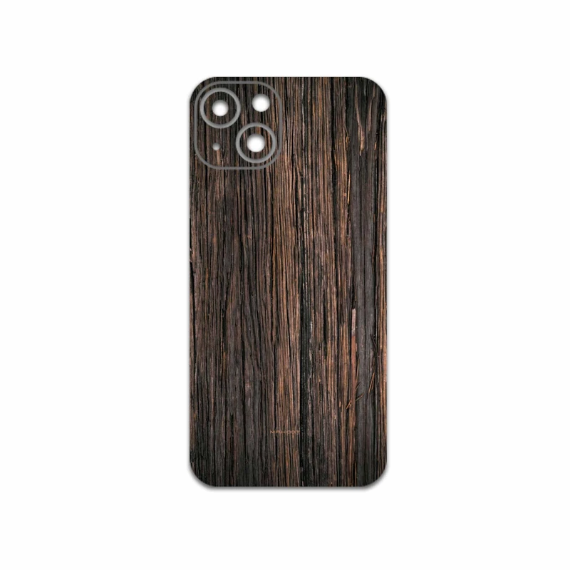 برچسب پوششی ماهوت مدل Burned-Wood مناسب برای گوشی موبایل اپل iPhone 13