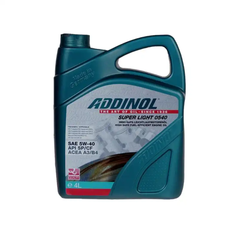 روغن موتور ادینول مدل 5w-40 حجم چهار لیتر
