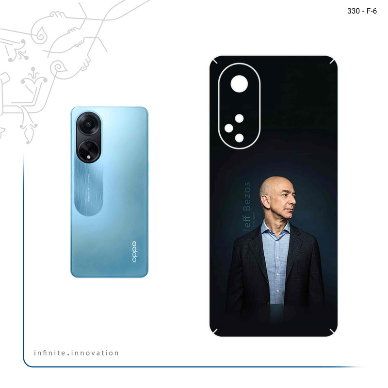 برچسب پوششی ماهوت مدل Jeff_Bezos مناسب برای گوشی موبایل اپو A98