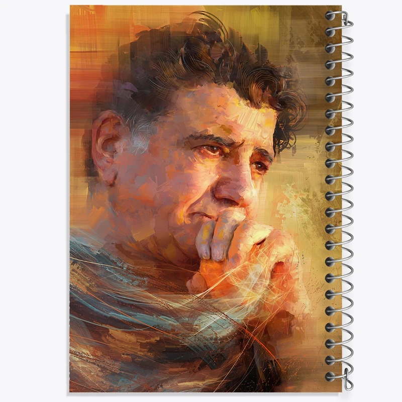 دفتر نقاشی 50 برگ خندالو طرح محمدرضا شجریان کد F1085