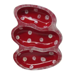 شکلات خوری سنگی مدل سه خانه کد 00