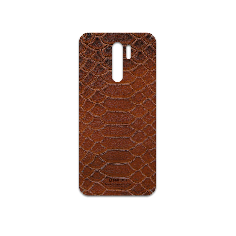 برچسب پوششی ماهوت مدل Brown-Snake-Leather مناسب برای گوشی موبایل سامسونگ Galaxy M01