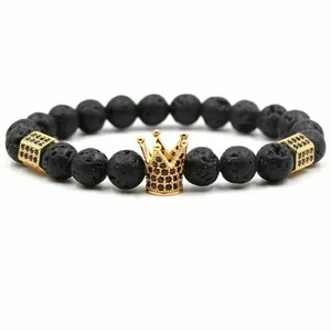 دستبند مردانه مدل دانلی کد king gold 220