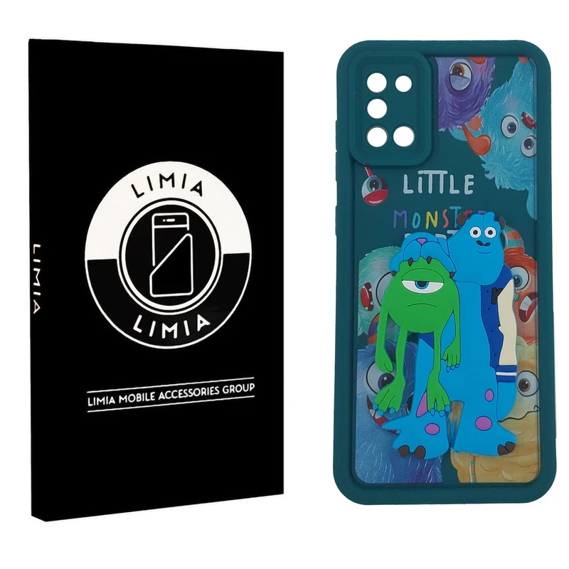 کاور لیمیا مدل سولید لنزدار طرح عروسکی برجسته مناسب برای گوشی موبایل سامسونگ Galaxy A31