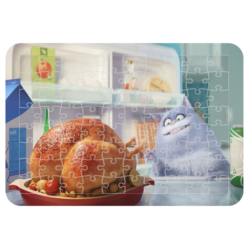 پازل 54 تکه مدل CHB1944 طرح انیمیشن زندگی مخفی حیوانات خانگی